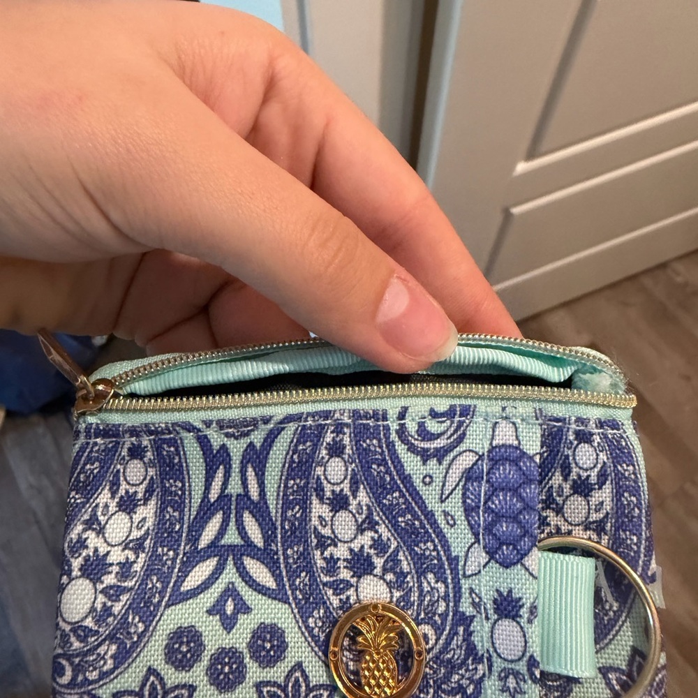 Simply Southern Blue and White Paisley Wallet